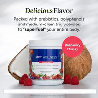 MCT Wellness Powder To Support Energy Ketone Production and Brain Health Keto Friendly Sugar Free